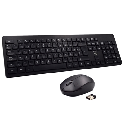 Ewent Teclado Raton Inalambrico EW3256 Negro